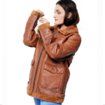Tan Moto Jacket - Image 4